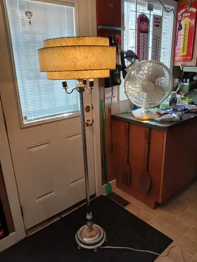 Vintage Torchiere Floor Lamp, View more