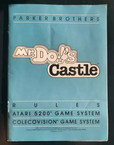 Mr. Do!'s Castle Rulebook (Atari, ColecoVision), View more