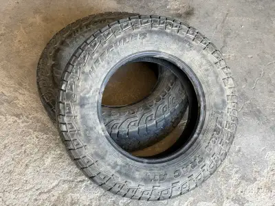 Very good condition with 60% tread left. $110/tire. 2 tires available. No bald spots No belts are sh...