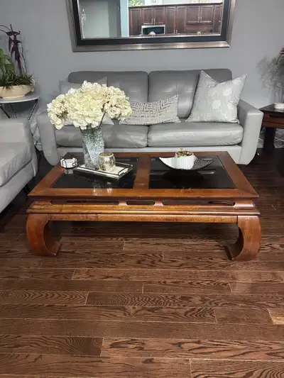 Glass Top Coffee Table set of 3. , View more