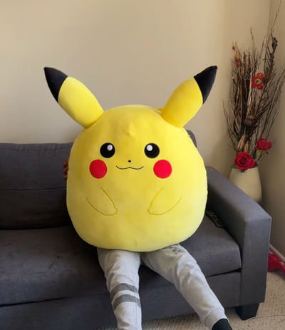 Squishmallows Pokemon 24 Inch Giant Jumbo Pikachu Plush Super soft, Clean from Pet / Smoke Free home...