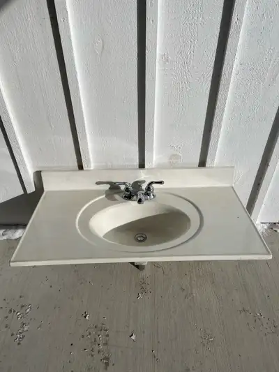 one piece single washroom sink, View more