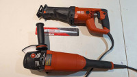 Meuleuse 7" + scie sawall électroniques hilti ensemble