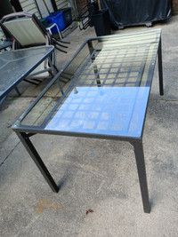 Patio glass table top