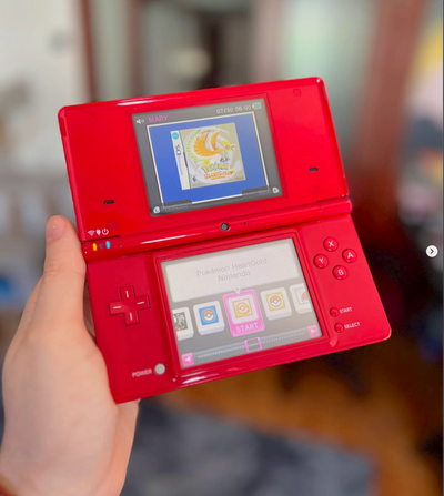 MODDED Nintendo DSi DS RED【 500+ Games + ALL Pokemon Gen 1-5 】, View more