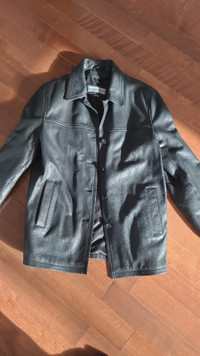 Manteau cuir XL