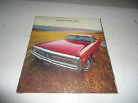 1970 CHRYSLER LARGE DELUXE SALES BROCHURE. CAN MAIL