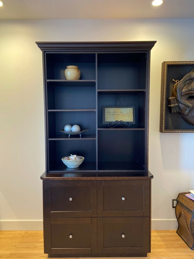 Custom made solid wood bookshelf Bookcases & Shelving Units