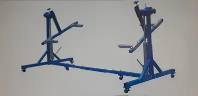 This will rotate a vehicle a full 360 degrees and adjusts to different working heights. This rotator...