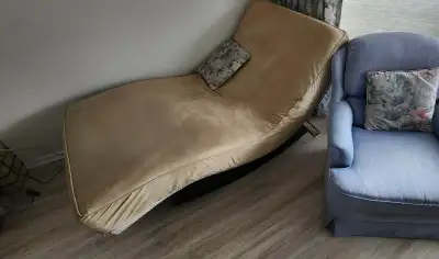 Large Microfiber rocking chair lounger with 6” cushion, View more