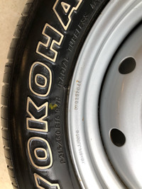 Yokohama tire on rim