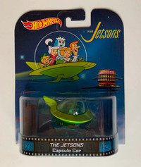 THE JETSONS Capsule Car Hanna-Barbera MOC Mattel Hot Wheels 2013