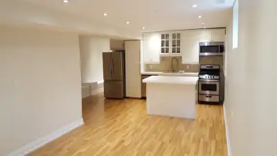 Three Bedroom, Two-Bathroom Apartment, On The Lower Level Of A Triplex Available For June/01, With H...