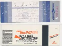 Bryan Ferry "Bête Noire" Tour Ticket-CNE Grandstand-8-17-1988
