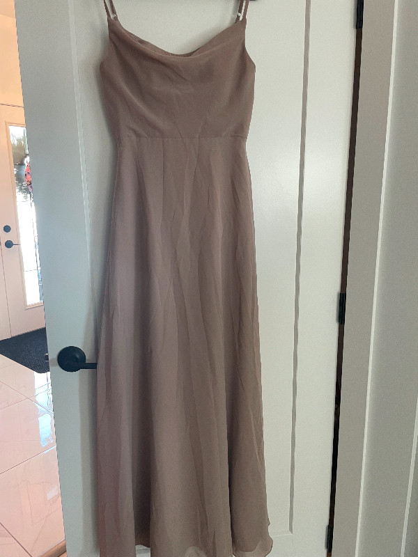 Azazie Taupe Women's Gown in Women's - Dresses & Skirts in Saskatoon