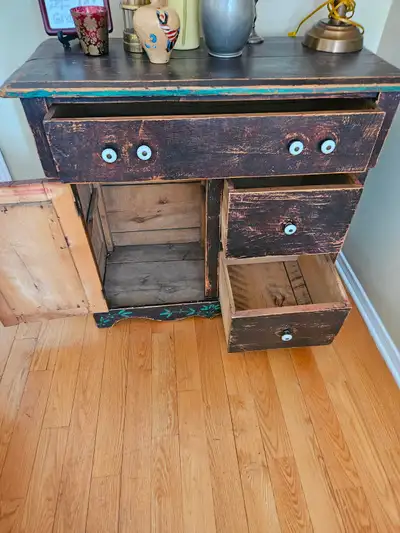 Antique chest of drawers, View more
