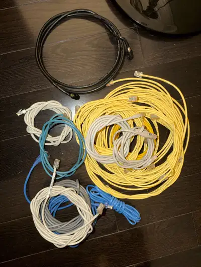 Assorted Ethernet Cables Lot, View more