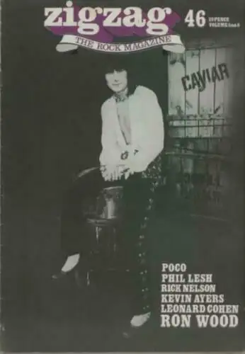 Rare Vintage UK Issue - ZIGZAG Music Magazine - October 1974, View more