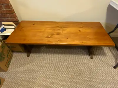 Solid wood coffee table , View more