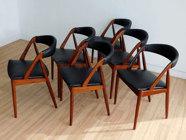 Kai Kristiansen Dining Chairs Model 31 by Schou Andersen Møbelfa dans Chaises, Fauteuils inclinables  à Ouest de l’Île - Image 4