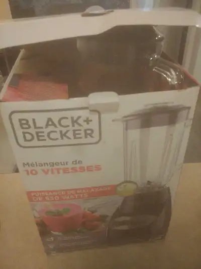 Blender (10 speed - black+decker), View more