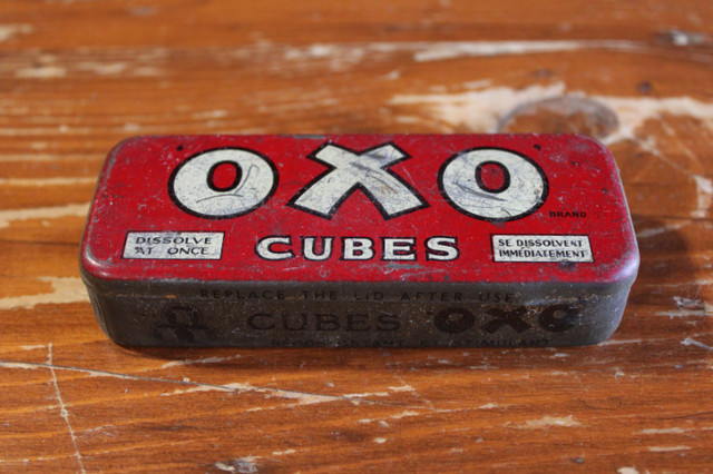 Vintage OXO Cubes Tin in Arts & Collectibles in London