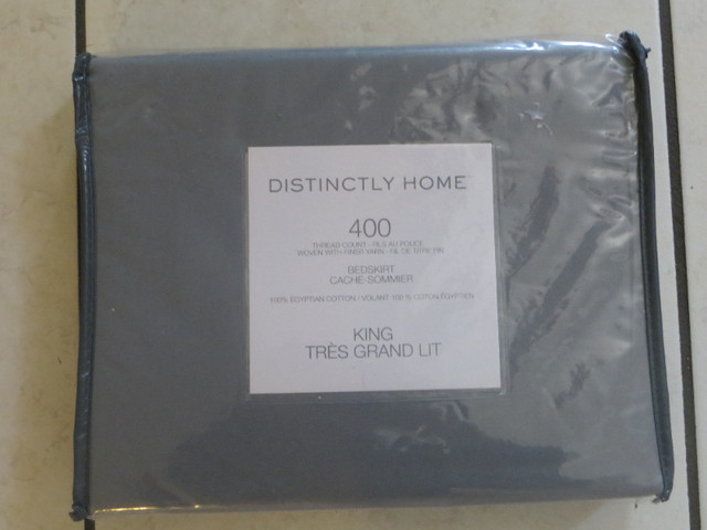 Brand New 400 Thread-Count Egyptian Cotton Bedskirt in Bedding in Mississauga / Peel Region