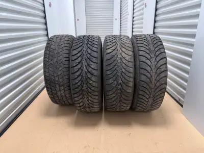 4 rims and tires 190$ for all Bolt pattern 5x115 Centerbore about 70mm Winter tires Goodyear Ultragr...