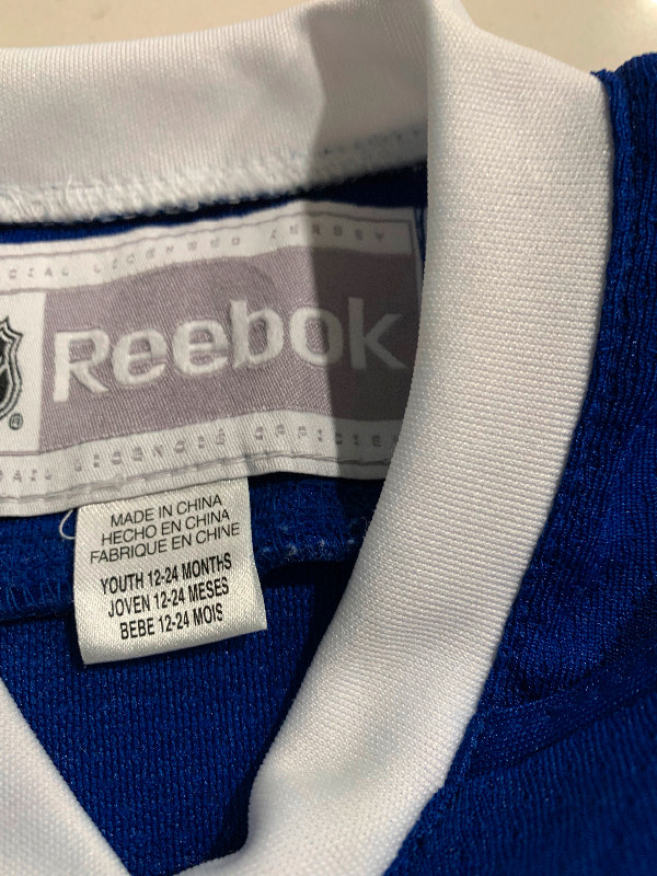 Infant REEBOK NHL TORONTO MAPLE LEAFS Jersey. Size 12-24 months. in Clothing - 18-24 Months in Mississauga / Peel Region - Image 3