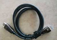 Brand new 8K HDMI cable,  5 ft. $10