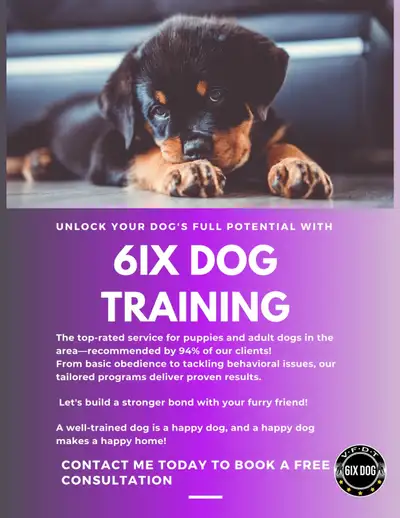 Tired of your dog misbehaving? I can help! Over 10 years of expert dog training experience Insurance...