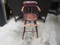 Vintage Childs High Chair with Tray