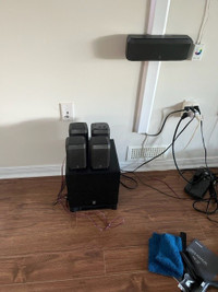 6 piece Yamaha  Home Theatre speaker system
