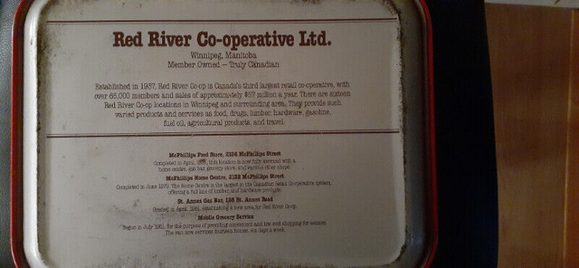 COCA COLA MEMORABILIA SERVING TRAY: RED RIVER CO-OP WINNIPEG in Arts & Collectibles in Mississauga / Peel Region - Image 2