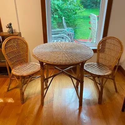 Wicker and Rattan Bistro Set, View more