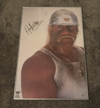 WWF Hulk Hogan Frame & Signed Photo