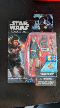 Star Wars Figures - Rey, Jyn Erso, Cassian Andor, Range Trooper