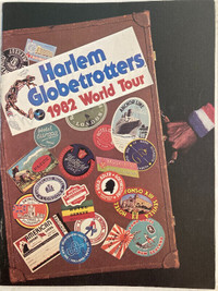 1982 Harlem Globetrotters World Tour basketball program