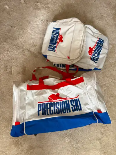 Ski Trip Travel Bags, lot of two. 26"L x 14"W x 15"H. Perfect for holding your boots and bulky ski p...