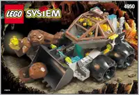 Lego 4950 Loader dozer Rock raider System Année 1999