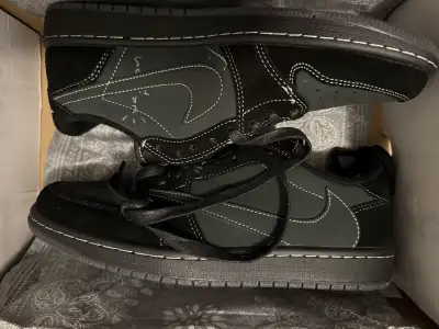 Air jordan 1 low Travis scott black, View more