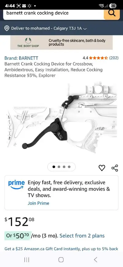 Barnett Crank Cocking Device for Crossbow, Ambidextrous, View more