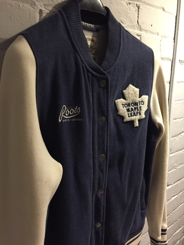 Roots maple leafs sz. youth XL. varsity jacket like NEW $25 in Kids & Youth in City of Toronto