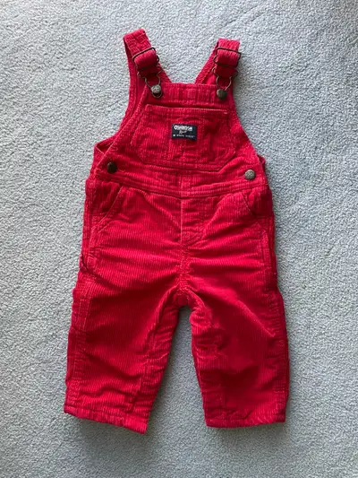 Baby Girl’s Corduroy OshKosh Overalls, 9 months, 100% cotton, View more