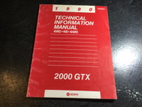 1990 Dodge Eagle 2000 GTX 4WD Technical Information Manual