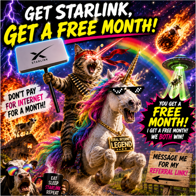 You Get a Free Month. I Get a Free Month. Everybody Wins.