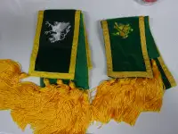 2 different St. Clair College graduation award sashes