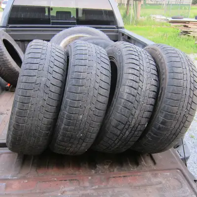 Made by Rotella, no checking, good for a season or two yet, in my opinion. They are on winter rims n...