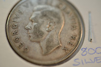 1951 Canada 50 Cents Silver Coin