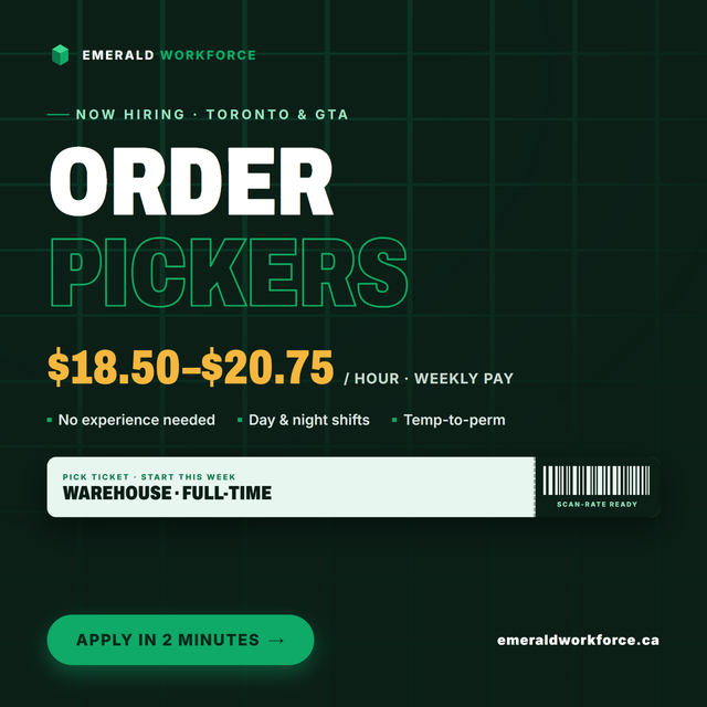 Order Picker | General Labour | City of Toronto | Free local ...
